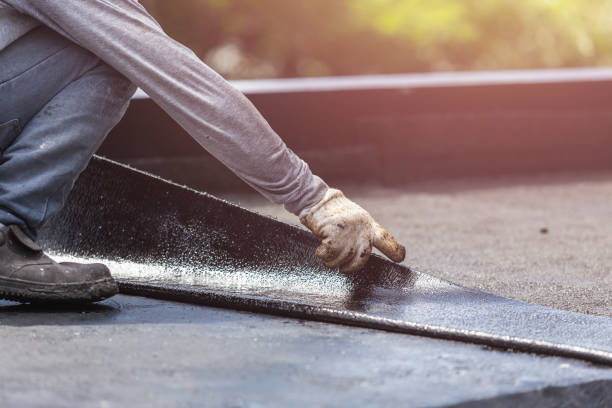 Professional Basement Waterproofing technician working in Mulberry, NC